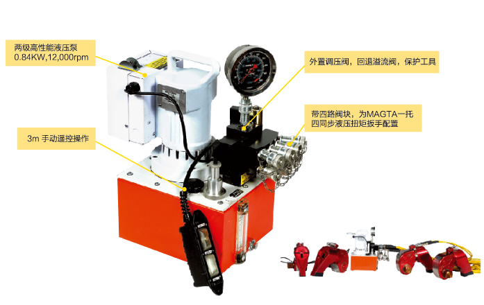 液压扭矩扳手专用电动泵